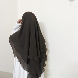 HAYA Triple Layer Chiffon Khimar