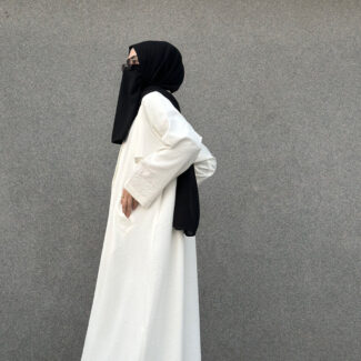 Regalia - White Coat Abaya