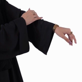 Black everyday wear abaya