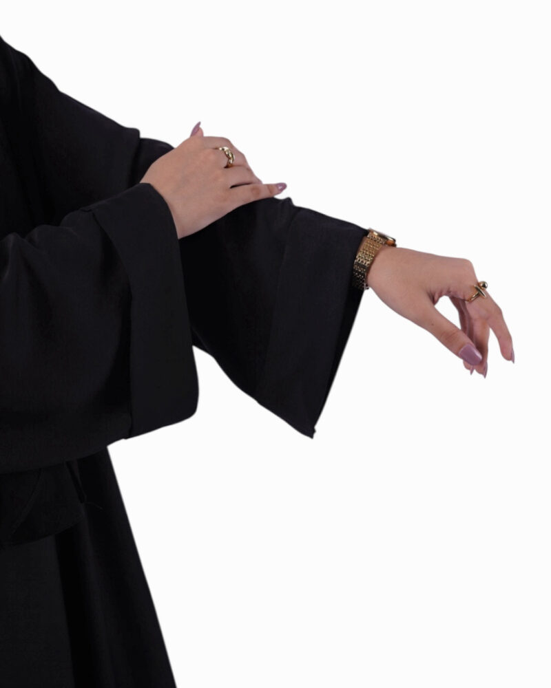 Black everyday wear abaya