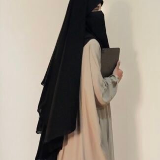 Double Layer Khimar Niqab